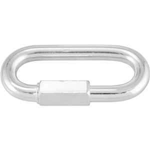 Mosquetão reto com rosca, 3/8", VONDER