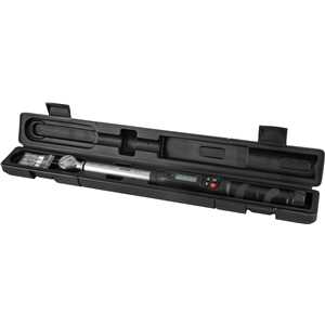 Torquímetro digital com torque angular, com encaixe 3/8", 10 N.m - 100 N.m, VONDER