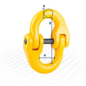 Elo de ligação para corrente 13 mm, 5,3 toneladas, VONDER PLUS