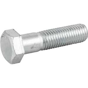 Parafuso sextavado zincado 3/4" x 3", UNC, rosca parcial, VONDER