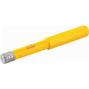 Serra copo diamantada 8 mm, refrigerada, com haste, VONDER