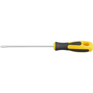 Chave de fenda 1/8" x 4", aço cromo vanádio, cabo emborrachado, VONDER PLUS