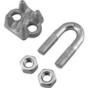 Clips para cabo de aço 3/4" - 19,10 mm, pesado, VONDER PLUS