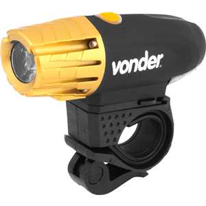 Lanterna dianteira para bicicleta, recarregável, VONDER