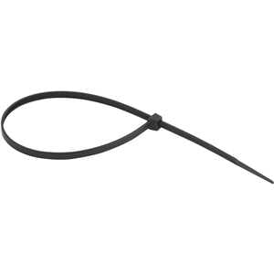 Abraçadeira de nylon, preta, 280 mm x 3,6 mm, com 100 peças, NOVE54