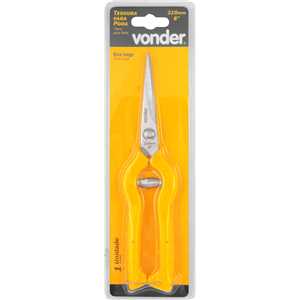Tesoura para poda, 8", bico reto longo, VONDER