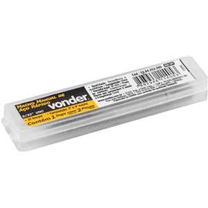 Macho manual de aço rápido 5/32" UNC, jogo com 2 peças VONDER