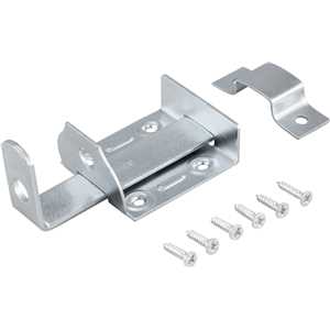 Fecho chato com porta-cadeado 2" - 50,8 mm, zincado, encartelado, VONDER