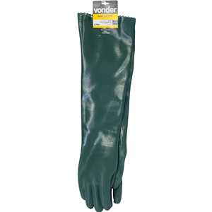 Luva de PVC áspera com forro, 65 cm, PAV 0065 VONDER