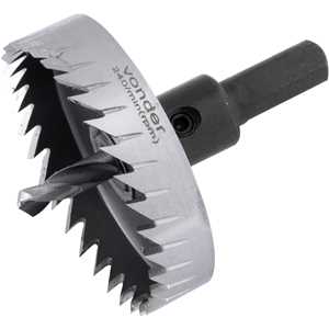 Serra copo de aço rápido, 53 mm, para inox, VONDER
