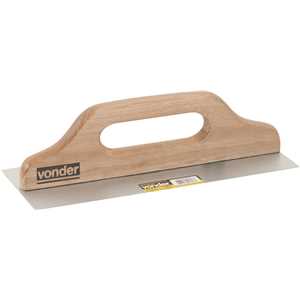 Desempenadeira de aço, para gesso, 310 mm x 120 mm, VONDER