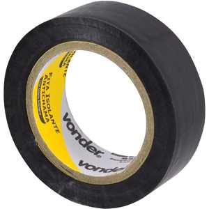 Fita isolante, 19,0 mm x 10 m, preta, VONDER