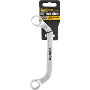 Chave starter/estrela meia-lua, 16 mm x 17 mm, VONDER