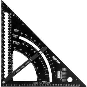 Esquadro triangular com goniômetro, VONDER