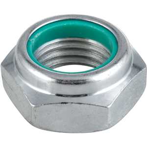 Porca autotravante sextavada, 1.1/2", UNC, baixa, zincada, VONDER