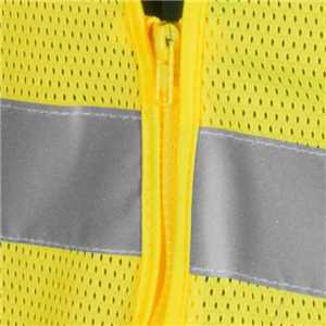 Colete refletivo tipo blusão, com bolso e ziper, amarelo, CV 104 VONDER
