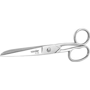 Tesoura para alfaiate, 17 cm, metálica, VONDER