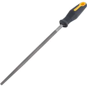 Lima redonda bastarda, 6", com cabo, VONDER