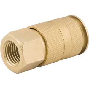 Engate rápido de 1/4", rosca fêmea 1/4" NPT, com esfera, VONDER