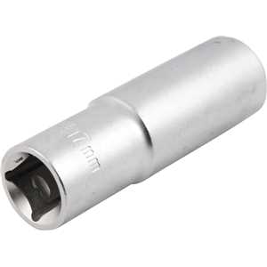 Soquete estriado longo, com encaixe de 1/2", 17 mm, VONDER