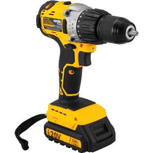 Parafusadeira/furadeira de impacto a bateria, 20 V, fonte de carregamento bivolt automática, PFV 212IB, VONDER PLUS