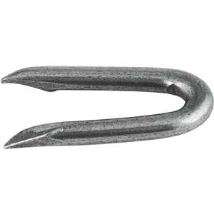 Grampo para cerca 1" x 9 BWG (19 x 11 (JP x LPP)), polido, VONDER