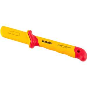 Faca reta para desencapar cabos 7", isolada IEC60900, VONDER