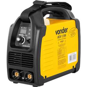 Inversor para solda com eletrodo e TIG, 150 A, RIV 156, com display digital, monofásico, 127 V~ - 220 V~ - Seleção automática, VONDER