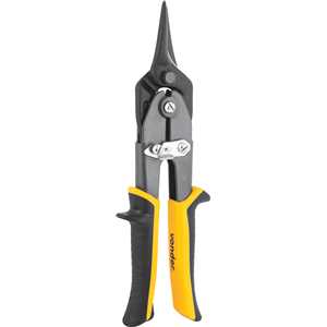 Tesoura 10", para chapas, modelo aviação, corte reto, VDP 10R, VONDER PLUS