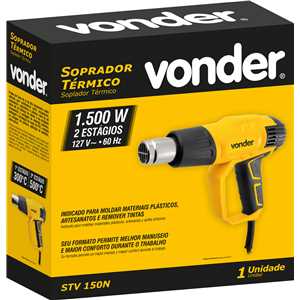 Soprador térmico, 1.500 W, 127 V~, STV 150N VONDER