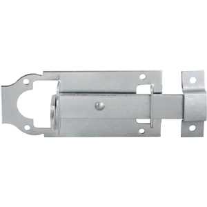 Fecho chato com porta-cadeado 5" - 127 mm, zincado, encartelado, VONDER