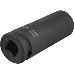 Soquete sextavado longo de impacto, 20 mm, encaixe de 1/2", VONDER