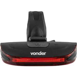 Lanterna traseira para bicicleta, recarregável, VONDER