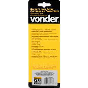 Suporte para afiar eletrodo de tungstênio VONDER