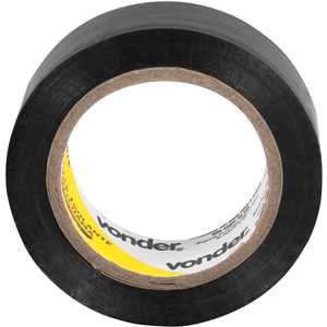 Fita isolante, 19,0 mm x 10 m, preta, VONDER