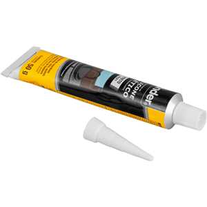 Borracha de silicone acético, preto, 50 g, VONDER