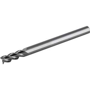 Fresa topo 4,0 mm, em metal duro, 3 cortes, polida, VONDER