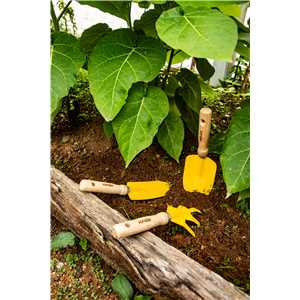 Conjunto para jardim, com 3 peças, cabos em madeira, VONDER