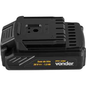 Parafusadeira/furadeira de impacto a bateria, 20 V, fonte de carregamento bivolt automática, PFV 238I VONDER