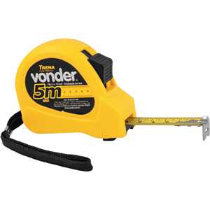 Trena curta de aço 5 m x 19 mm VONDER