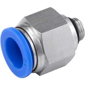 Conexão rápida reta, 12 mm, rosca 1/8" BSP, VONDER