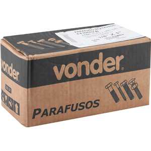 Parafuso sextavado 8.8 (GRAU 5), 1/4" x 1", rosca total, UNC, VONDER