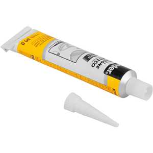 Borracha de silicone acético, branco, 50 g, VONDER