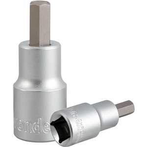 Soquete hexagonal 8 mm, encaixe de 1/2", VONDER