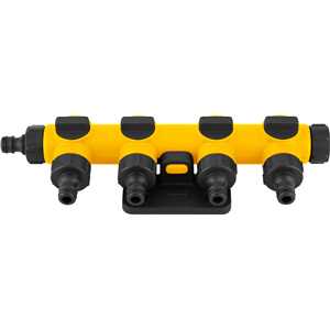 Adaptador múltiplo para mangueira com 4 saídas e regulador de fluxo individual AMV 041, VONDER