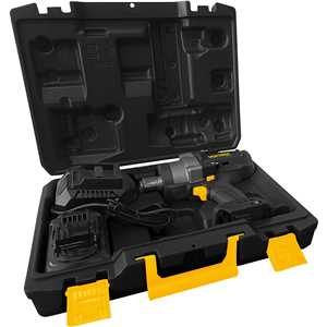 Chave de impacto, bateria 20 V, encaixe de 1", fonte de carregamento bivolt automático, CIV 120B VONDER PLUS