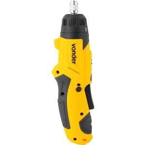Parafusadeira a bateria 3,6 V, carregador bivolt, jogo com 14 peças, PBV 120, VONDER