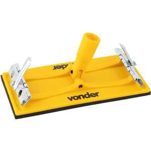 Suporte manual para lixa 210 mm x 105 mm, para cabo de madeira, VONDER