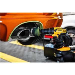 Parafusadeira/furadeira de impacto a bateria, 12 V, fonte de carregamento bivolt automática , PFV 012I VONDER