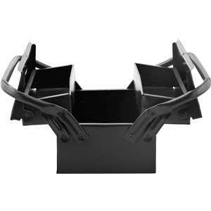 Caixa metálica sanfonada para ferramentas, com 3 gavetas, 30 cm x 19 cm x 16 cm, VONDER